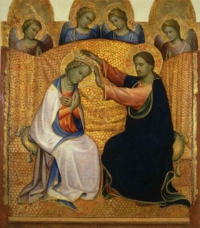 The Coronation of the Virgin, ca 1404. Artist: Starnina, Gherardo (c. 1364-1413)