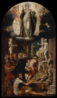The Immaculate Conception of the Virgin, 1539. Artist: Mazzola Bedoli, Girolamo (c. 1500-1569)