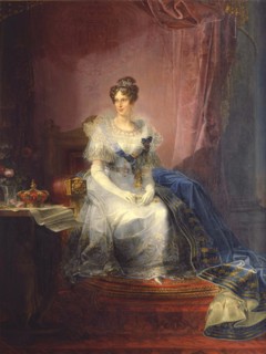 Portrait of Marie-Louise of Austria (1791-1847), Duchess of Parma, 1837-1839. Artist: Borghesi, Giovan Battista (1790-1846)