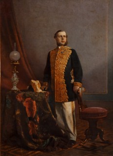 Portrait of Vasily Yuryevich Poznansky (1828-1900), 1860s. Artist: Anonymous