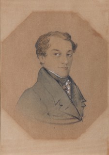 Portrait of Kondraty Fyodorovich Ryleyev (1795-1826), First quarter of 19th century. Artist: Anonymous