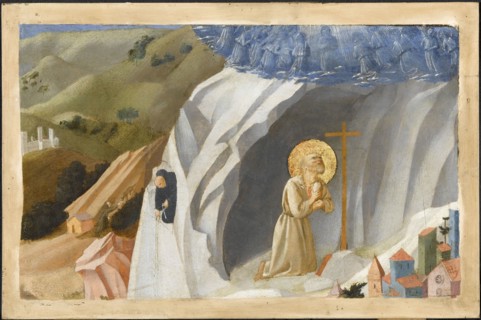 Saint Benedict Tempted in the Wilderness, 1430. Artist: Angelico, Fra Giovanni, da Fiesole (ca. 1400-1455)