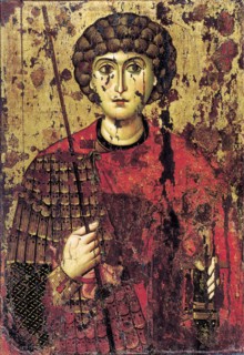 Saint George, 12th century. Artist: Russian icon