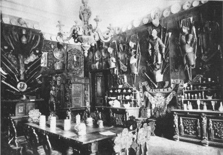 Ostafyevo Estate. The Great Dining Room, End of 19th century. Artist: Anonymous