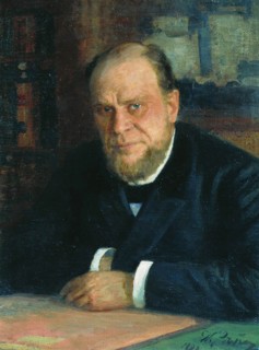 Portrait of the lawyer and author Anatoli Fyodorovich Koni (1844-1927), 1898. Artist: Repin, Ilya Yefimovich (1844-1930)
