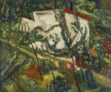 Maison de Clamart, c. 1918. Artist: Soutine, Chaim (1893-1943)
