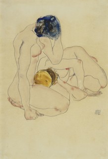 Two friends, 1912. Artist: Schiele, Egon (1890-1918)