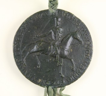 Great Seal of King John, 1203. Artist: Historic Object