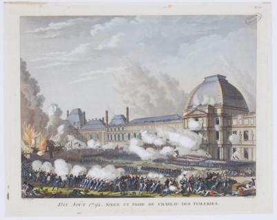 La prise des Tuileries, 1792