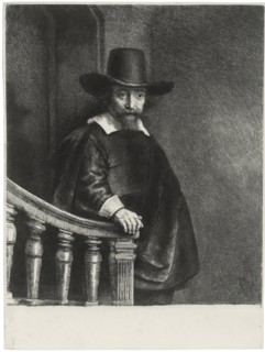 Ephraim Bueno, Jewish Physician, 1647. Artist: Rembrandt van Rhijn (1606-1669)