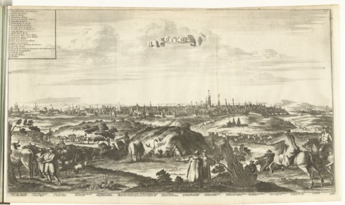 View of Moscow, 1726. Artist: Aa, Pieter van der (1659-1733)