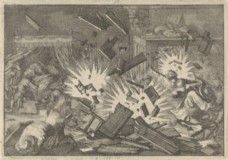 The Siege of Riga by the Russian Army under Tsar Alexei Mikhailovich in 1656, 1698. Artist: Aa, Pieter van der (1659-1733)