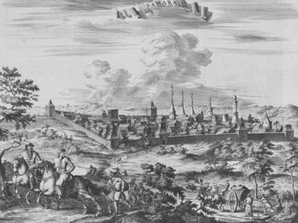 View of Samara, 1710. Artist: Aa, Pieter van der (1659-1733)