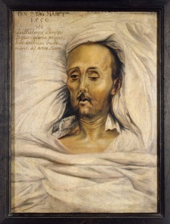 Duke William V of Bavaria on his deathbed, 1550. Artist: Mielich (Muelich), Hans (1516-1573)