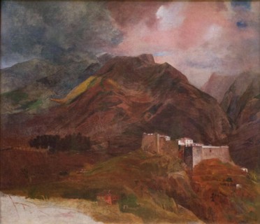 The Peak Fort on the island of Madeira, 1849-1850. Artist: Briullov, Karl Pavlovich (1799-1852)