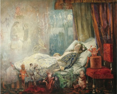 The dream after the masked ball. Artist: Fitzgerald, John Anster (1832-1906)