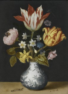 Still Life of Flowers in a Wan-Li Vase. Artist: Bosschaert, Ambrosius, the Elder (1573-1621)