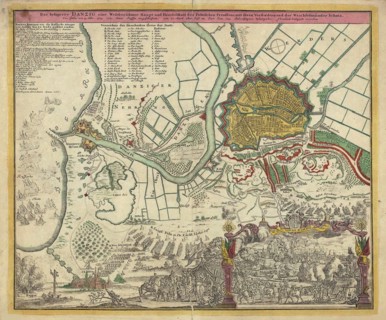 The Siege of Danzig, 1734, 1730s. Artist: Anonymous