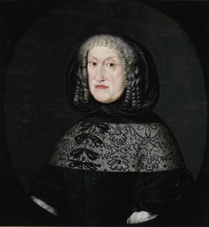 Portrait of Eleanor of Anhalt-Zerbst, Duchess of Schleswig-Holstein-Sønderburg-Norburg (1608-1681),  Artist: Anonymous
