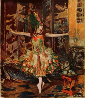 Tamara Karsavina. Cover of the Jugend Magazine, 1914. Artist: Blanche, Jaques-Èmile (1861-1942)