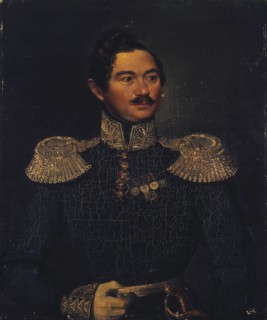 Portrait of general Ivan Alexeyevich Orlov (1795-1874), 1835. Artist: Orlov, Pimen Nikitich (1812-1863)