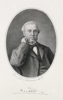 Portrait of Nikolay Alexeyevich Milyutin (1818-1872), 1883. Artist: Pozhalostin, Ivan Petrovich (1837-1909)