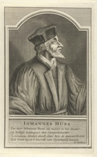 Portrait of John Hus, c. 1710. Artist: Laan, Adolf van der (1684-1755)