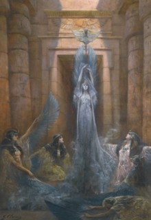 The Godess Neith. Artist: Clairin, Georges (1843-1919)