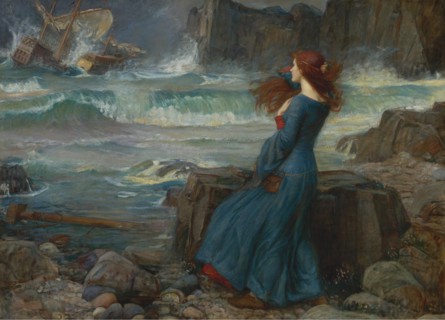 Miranda. The Tempest, 1916. Artist: Waterhouse, John William (1849-1917)
