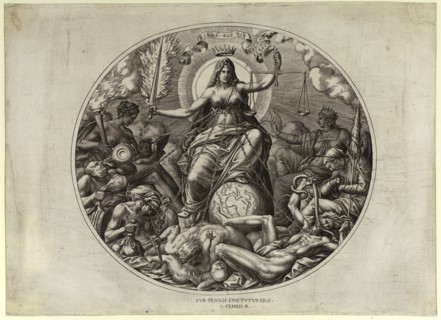 Justice, Mid of 16th century. Artist: Davent, Léon (active ca 1540-1560)