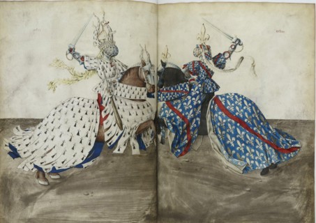 The Tournament Book of René d'Anjou, ca 1447. Artist: Anonymous