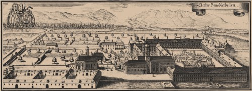 Benediktbeuern Abbey. Artist: Wening, Michael (1645-1718)