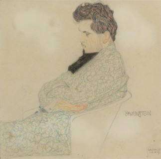 Portrait of the composer Arthur Löwenstein, 1909. Artist: Schiele, Egon (1890-1918)