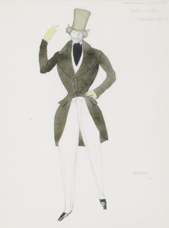 Costume design for the ballet Carnaval by R. Schumann, 1910. Artist: Bakst, Léon (1866-1924)