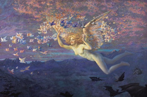 Wings of the Morning. Artist: Hughes, Edward Robert (1851-1914)