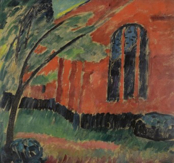 Church in Prerow, c. 1911. Artist: Javlensky, Alexei, von (1864-1941)