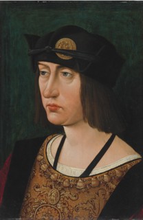 Portrait of Louis XII, King of France (1498-1515). Artist: Perréal, Jean (c. 1460-1530)