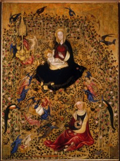 The Madonna of the Rose Garden (Madonna del Roseto), c.1425. Artist: Michelino da Besozzo (c. 1370-c. 1455)