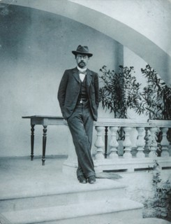 Anton Chekhov in Yalta, 1899-1900. Artist: Anonymous