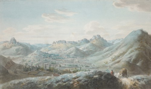 View of the Taraktash Mountain Range In Crimean Mountains, 1810s. Artist: Geissler, Christian Gottfried Heinrich (1770-1844)