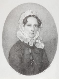 Portrait of Countess Anna Sergeievna Golitsyna, née Vsevolzhskaya (1779-1837), 1820s. Artist: Pogonkin, Vladimir Ivanovich (1793-after 1847)
