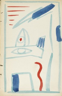Illustration for The Mares' milk by David Burlyuk and others, 1914. Artist: Burliuk, Vladimir Davidovich (1886-1917)