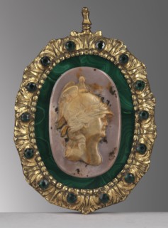 Catherine II as Minerva. Cameo, Last quarter of 18th century. Artist: Maria Feodorovna of Russua, (Sophie Dorothea of Württemberg) (1759-1828)