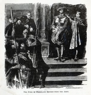 The Duke of Friedland Retires from the Army, 1882. Artist: Brend'amour, Richard (1831-1915)