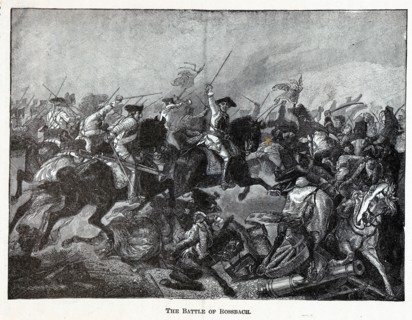 The Battle of Rossbach, 1882. Artist: Anonymous