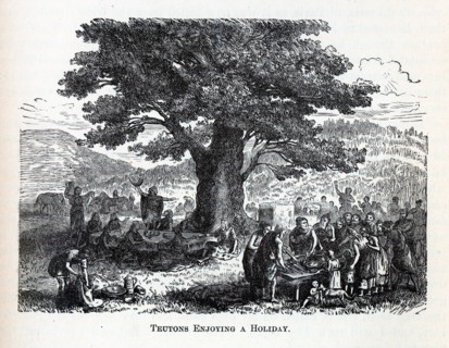 Teutons Enjoying A Holiday, 1882. Artist: Anonymous