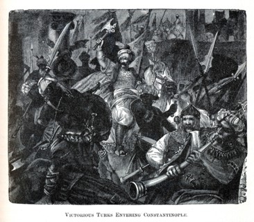 Victorious Turks Entering Constantinople, 1882. Artist: Anonymous