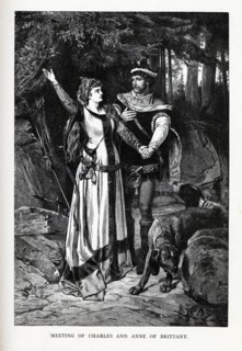 Meeting of Charles and Anne of Brittany, 1882. Artist: Brend'amour, Richard (1831-1915)