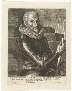 Portrait of Johann Tserclaes, Count of Tilly. Artist: Jode, Pieter I, de (1570-1634)