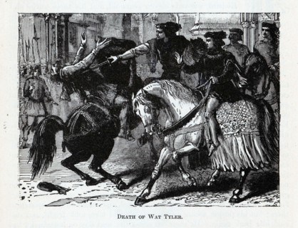 Death of Wat Tyler, 1882. Artist: Anonymous